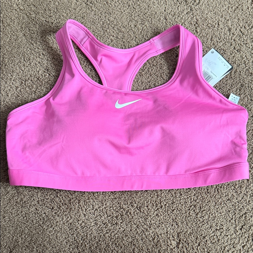 Nike Women's Vibrant Pink Sports Bra